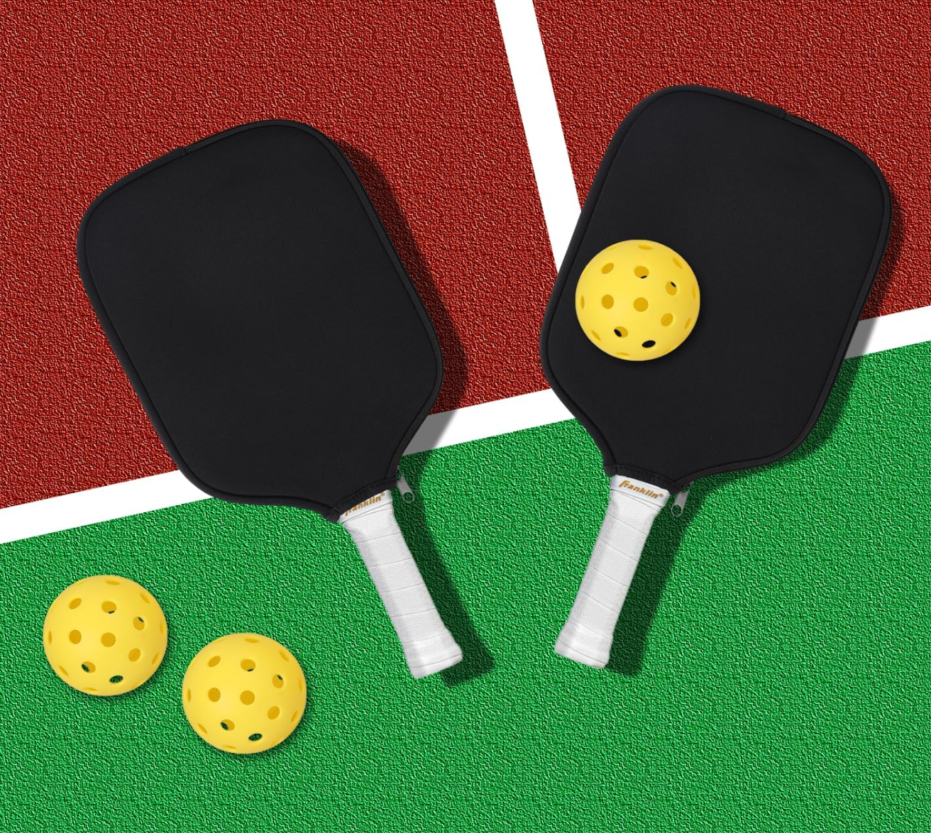 KINBOM 2pcs Pickleball Paddle Covers